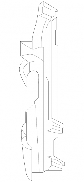 Right radiator deflector VW Tiguan 18-21