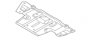 Rear engine protection Nissan Leaf 18- under 40 kWh