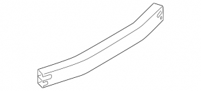 Nissan Rogue 08-15 Rear Bumper Reinforcement