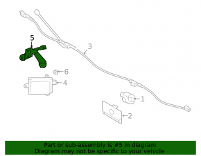 Blind Spot Sensor Bracket Left Subaru Outback 15-17