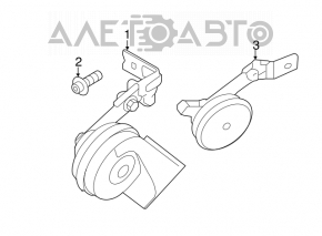 Signal high Kia Forte 4d 14-18
