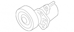 Porsche Cayenne 19-23 3.0T alternator drive belt tensioner roller