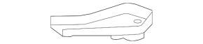 Rear subframe burr rear left Mercedes C-class W205 300/350e 15-21