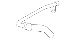 Mercedes CLA 14-19 M270 Turbocharger Coolant Pipe, Outlet