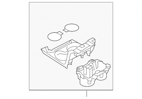 Cup holder Mazda CX-5 17-24