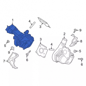 Turbo right Ford Explorer 20-24 3.0T