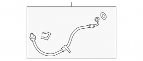 Brake hose rear right Honda CRV 17-22