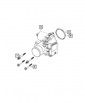 Throttle body Fiat 500 12-17