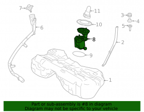 Fuel pump for BMW 5 G30 17-23 2.0T, 3.0T