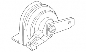 Left horn Acura MDX 07-13