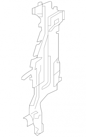 Radiator deflector left Audi Q7 16-19 2.0T