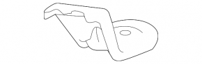 Rear subframe burr front left Honda Accord 18-22