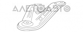 Front subframe lug, rear right, Toyota Highlander 14-19