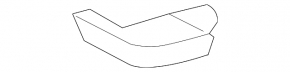 Front panel trim left Toyota Camry v70 18- leather black brown stitching