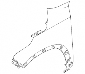 Front right fender Kia Seltos 21-26