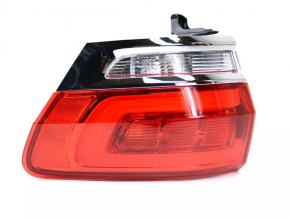 Light outer wing right Jeep Grand Cherokee WK2 14-21 chrome with mount