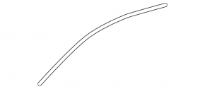 Upper front right door molding for Lexus RX350L RX450hL 18-22