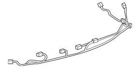 Wiring rear bumper Lexus UX200 UX250h 19- for parking sensors and BSM