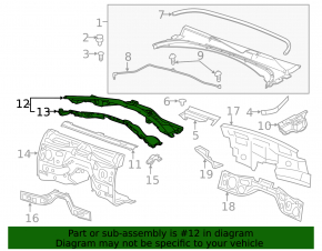 Cadillac CTS 14-19 Wiper Pan