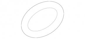 Mercedes emblem for the front bumper of the Mercedes CLA 14-19