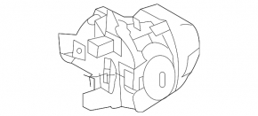 Front left lock cylinder Mercedes GLA 15-20