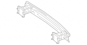 Mercedes H247 GLA 20-26 rear bumper reinforcement