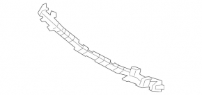 Front bumper bracket central lower Mercedes C-class W205 43 19-21 AMG pkg