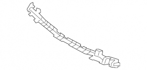 Front bumper bracket central lower Mercedes C-class W205 43 19-21 AMG pkg