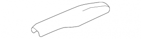 Rear left longitudinal rail trim Ford Escape MK3 13-19 grey