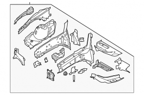 Lincoln MKC 15-19 front left quarter panel