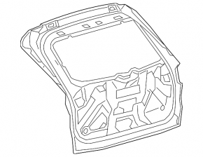 Boot Door Naked Ford Escape MK4 20-22
