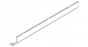 Right threshold for Land Rover Discovery 17-23