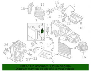 VW CC 08-17 AC Heater Valve