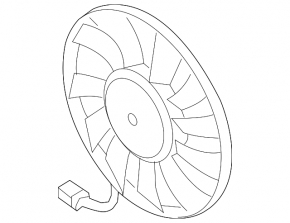 Right cooling fan VW CC 08-17
