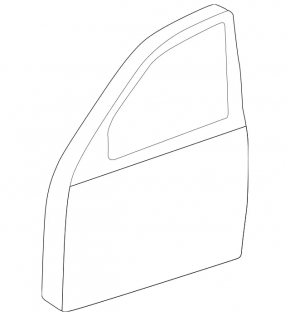 Door bare front left Mercedes W211