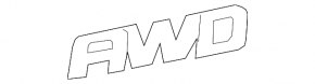 GMC Terrain 10-17 Tailgate AWD Emblem