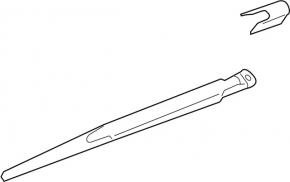 Rear wiper arm Nissan Pathfinder 13-20 without plug