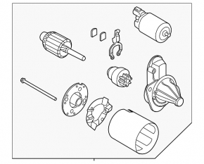 Starter Hyundai Veloster 12-17