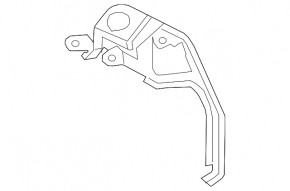Front left fender bracket for BMW 5 F10 11-16, metal