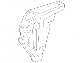 Rear Engine Mount Bracket Side Acura TLX 15- 3.5