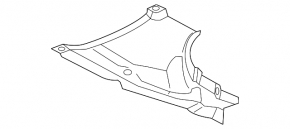 Front right fender liner for BMW X3 G45 24-25