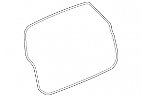 Rubber seal for the trunk door of the VW Golf 17-19 Alltrack