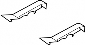 Upper left radiator grille bracket for Infiniti QX50 19-24