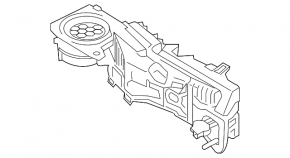 Heater assembly ventilation BMW X7 G07 19-25