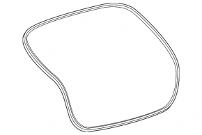 Rubber seal for the trunk door Toyota Prius 50 Prime 17-22