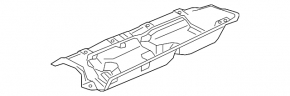 Right underbody protection Honda CRV 23- AWD