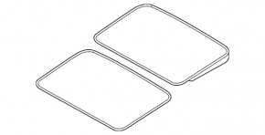Sunroof glass Audi A4 B9 17-25