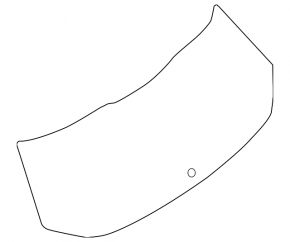 Rear glass of the tailgate Nissan Rogue 21-24