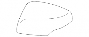 Right side mirror cover for Subaru Outback 15-17 (under turn signal)