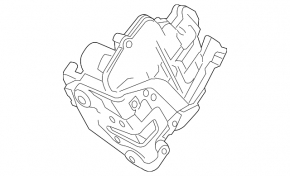 Door lock rear right Porsche Cayenne 958 11-17